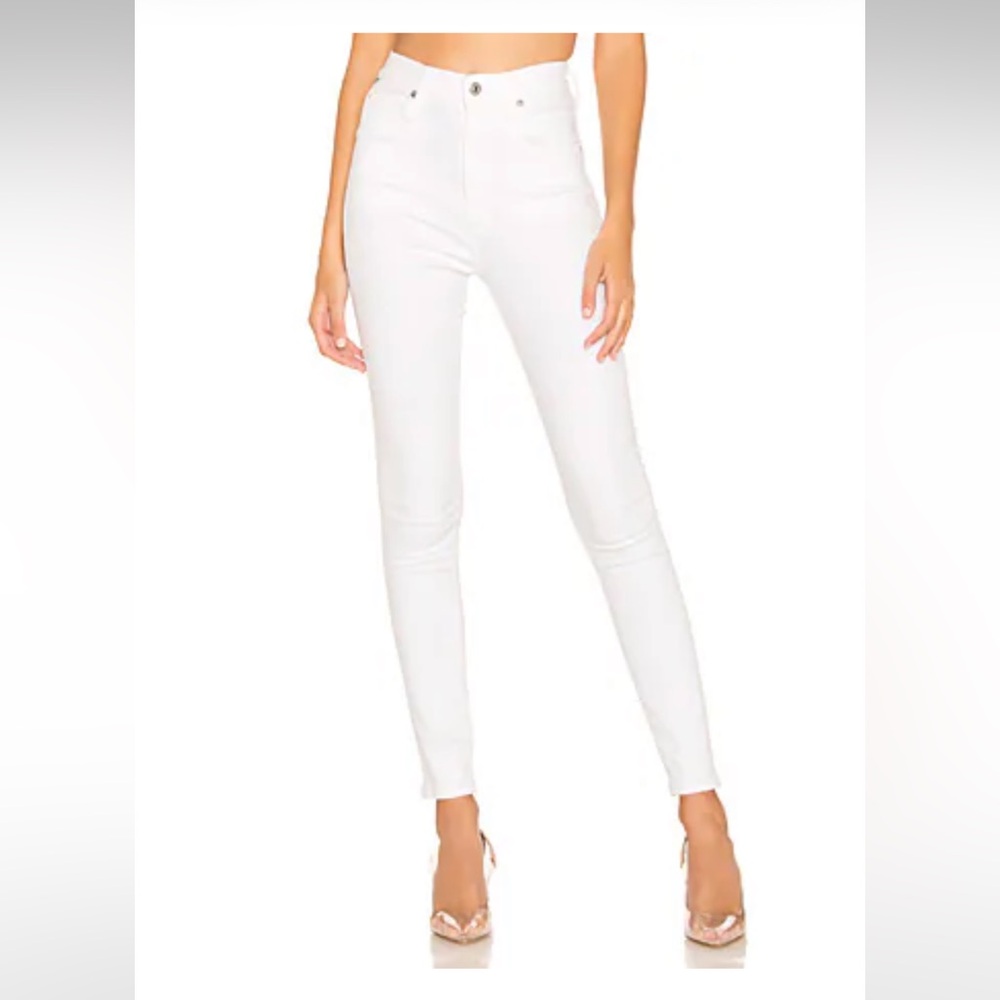 Citizens Of Humanity Chrissy Uber High Rise Skinny White Jeans- 30